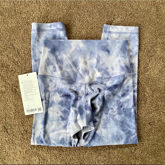 Lululemon Align Crop Diamond Dye Iced 
